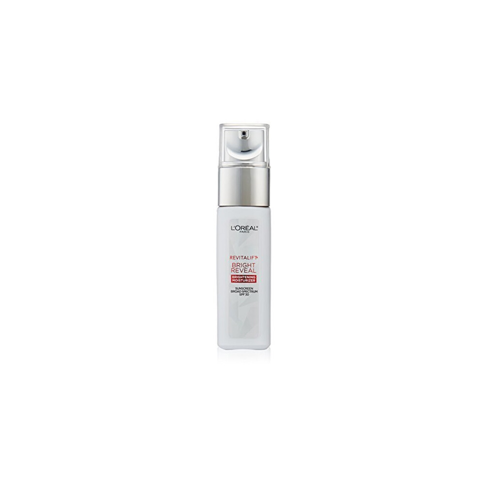 L Or Al Paris Skincare Revitalift Bright Reveal Face Moisturizer With Spf 30 Glycolic Acid Vitamin C And Pro Retinol 1 Fl Oz