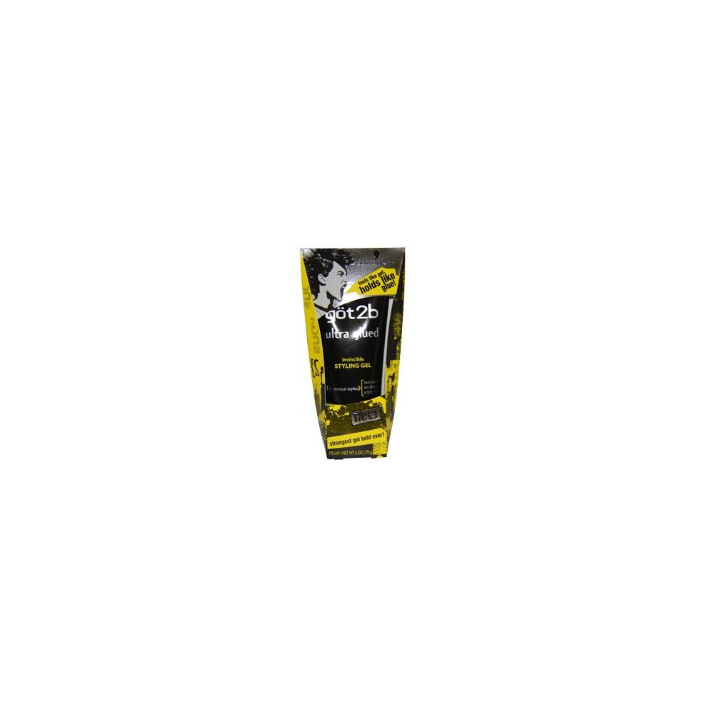 Got2b Ultra Glued Invincible Styling Hair Gel  6 Ounces (Pack of 2)