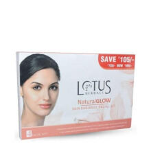 Lotus Herbals Natural Glow Kit Skin Radiance 4 Facial Kit