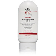 EltaMD UV Pure Sonnencreme SPF 47 – Breitspektrum, antioxidativer Schutz gegen UV- und IR-Strahlung, 120 ml (4 oz)