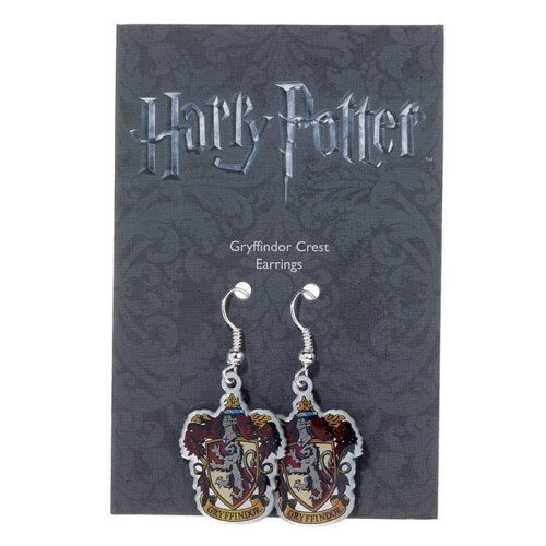 Harry Potter Harry Potter Σκουλαρίκια Γρυφίντορ Ασημένια
