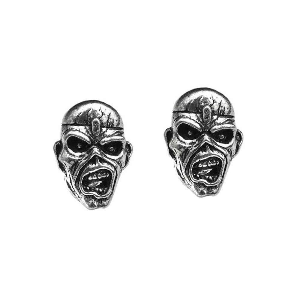 Alchemy Rocks Iron Maiden Eddie Head Ear Studs