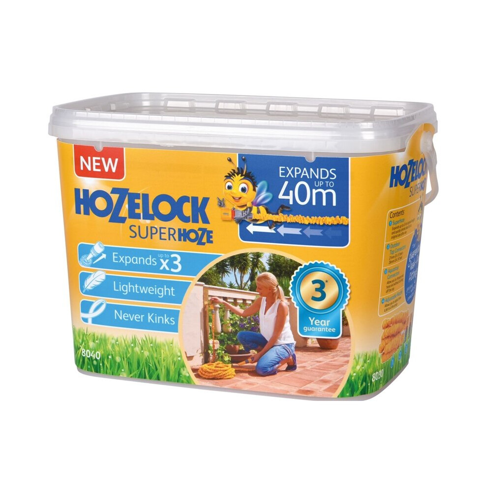 (40m Superhoze) Hozelock Superhoze | Expandable Garden Hose