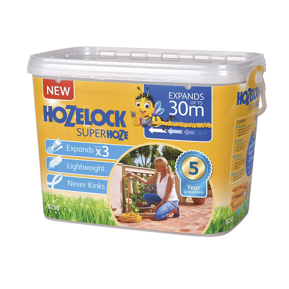 (30m Superhoze) Hozelock Superhoze | Expandable Garden Hose