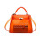 Miss Lulu (Orange) Miss Lulu 'Un Voyage Au Pays Des Merveilles' Vinyl Bag 3