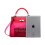 Miss Lulu (Red) Miss Lulu 'Un Voyage Au Pays Des Merveilles' Vinyl Bag 6