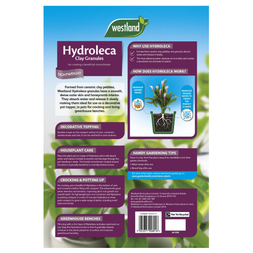 Westland Westland Hydroleca Lightweight Clay Granules Pebbles 10 Litres 1