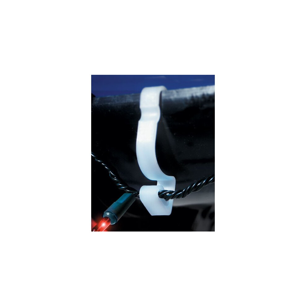 Premier Decorations Giant Gutter Hooks - 12 Pack - White - Image 4