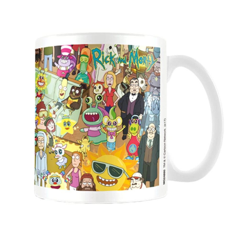 Rick and Morty Characters Coffee Mug