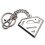 DC Comics DC Comics Superman Stainless Steel Logo Keychain 1