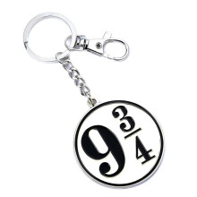 Harry Potter Silver Plated Platform 9 3/4 Keyring