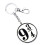Harry Potter Harry Potter Silver Plated Platform 9 3/4 Keyring 1