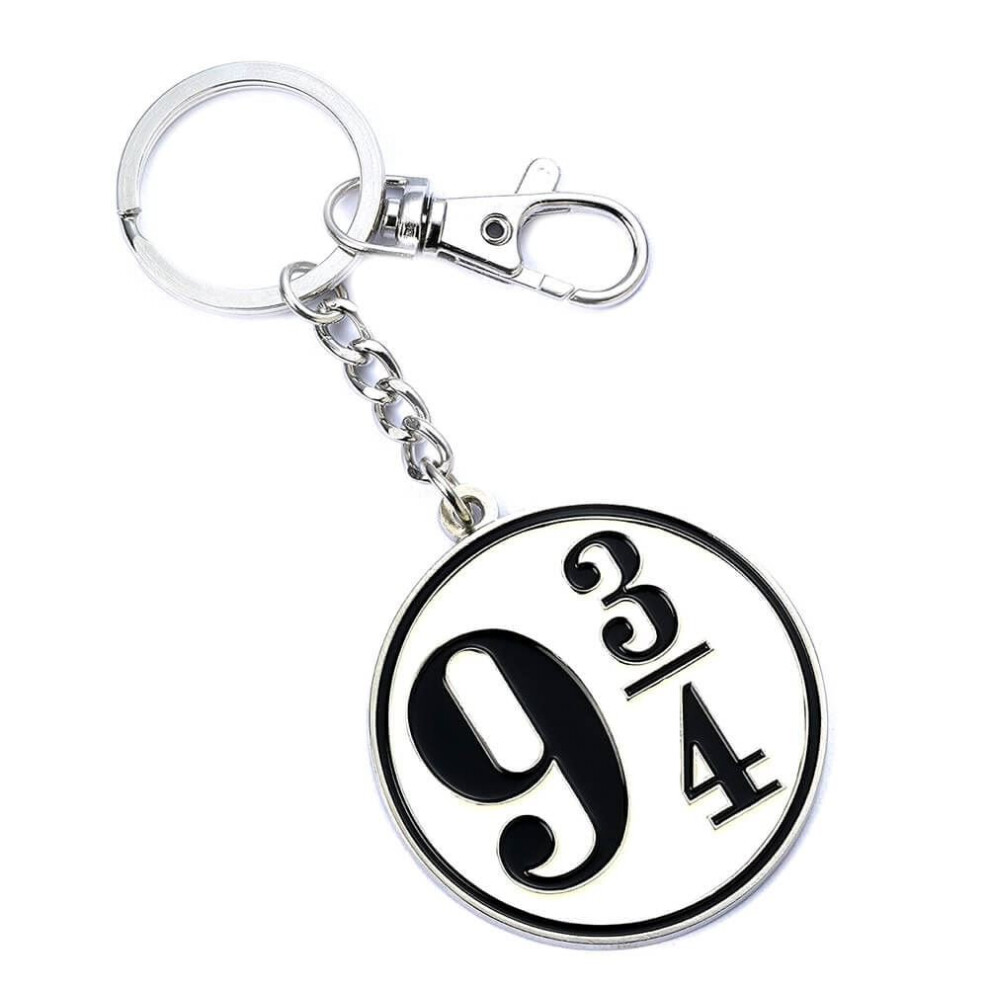 Harry Potter Silver Plated Platform 9 3/4 Keyring
