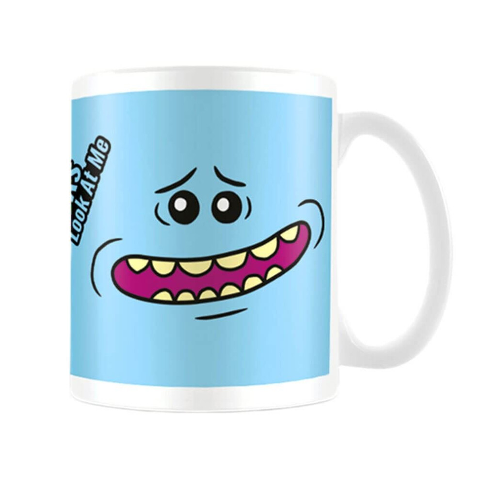 Rick And Morty Mr Meeseeks Face Coffee Mug