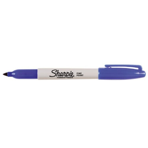 Sharpie Box Partners MK302 Blue Sharpie Fine Point Marker