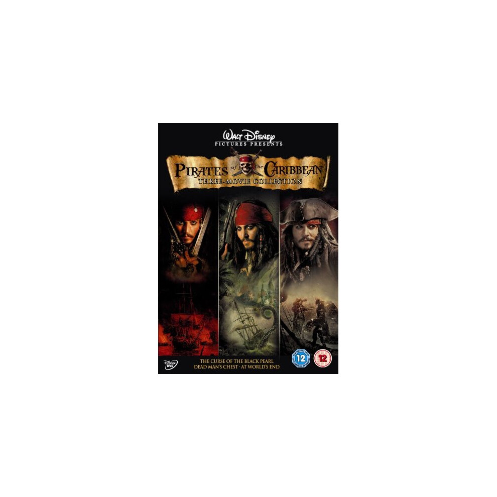 Pirates Of The Caribbean Trilogy (DVD, 2007, 4-Disc Set, Box Set)