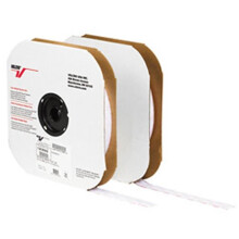 Box Partners VEL139 2 in. x 75 foot- Hook- White Cloth Tie Tape- Individual Strips