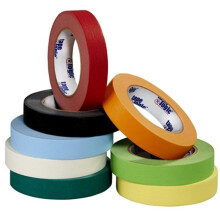 Tape Logic T93100312PKE 0.25 in. x 60 yards Dark Green Masking Tape - Pack of 12