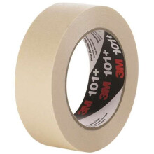3M T935101 1 in. x 60 yards 101 Plus Masking Tape, Tan - Case of 36