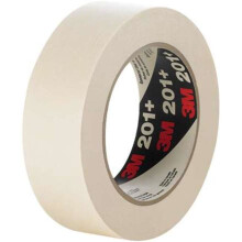 3M T937201 2 in. x 60 yards 201 Plus Masking Tape, Tan - Case of 24