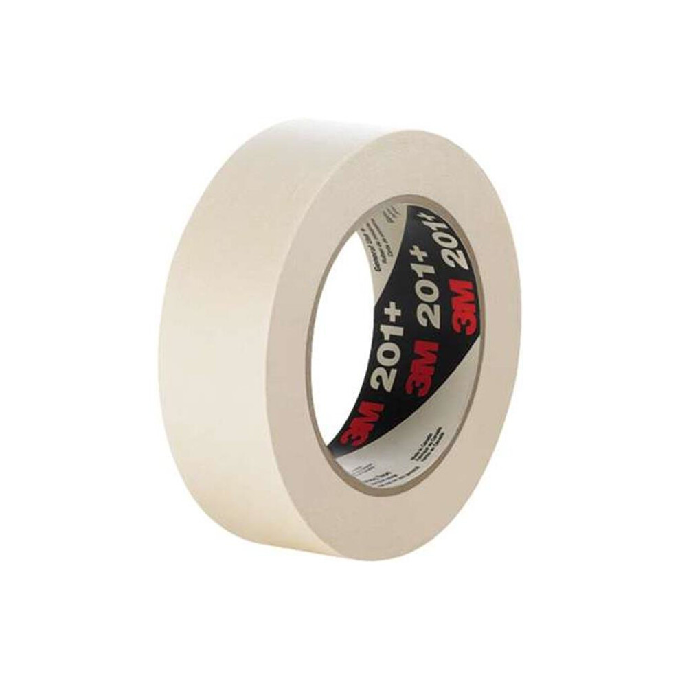 3M T937201 2 in. x 60 yards 201 Plus Masking Tape, Tan - Case of 24