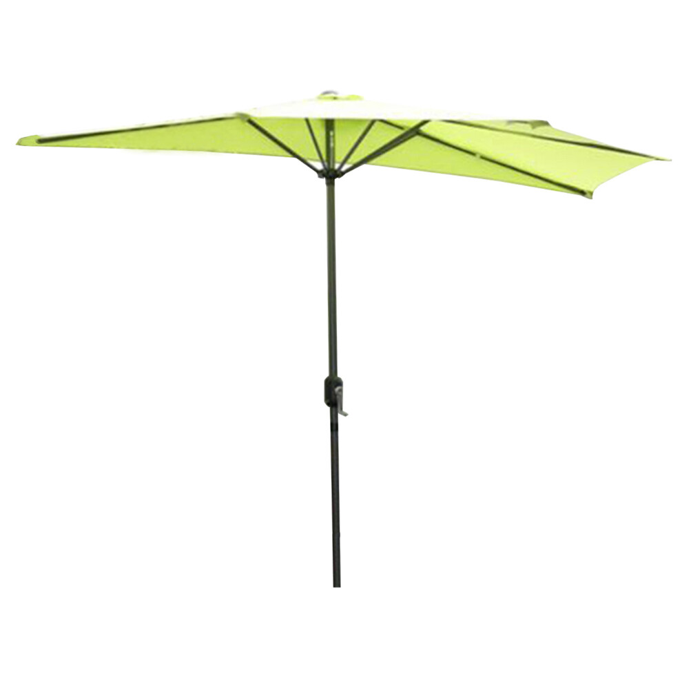 (Apple green) Angel Living Garden Half Round 270cm Parasol