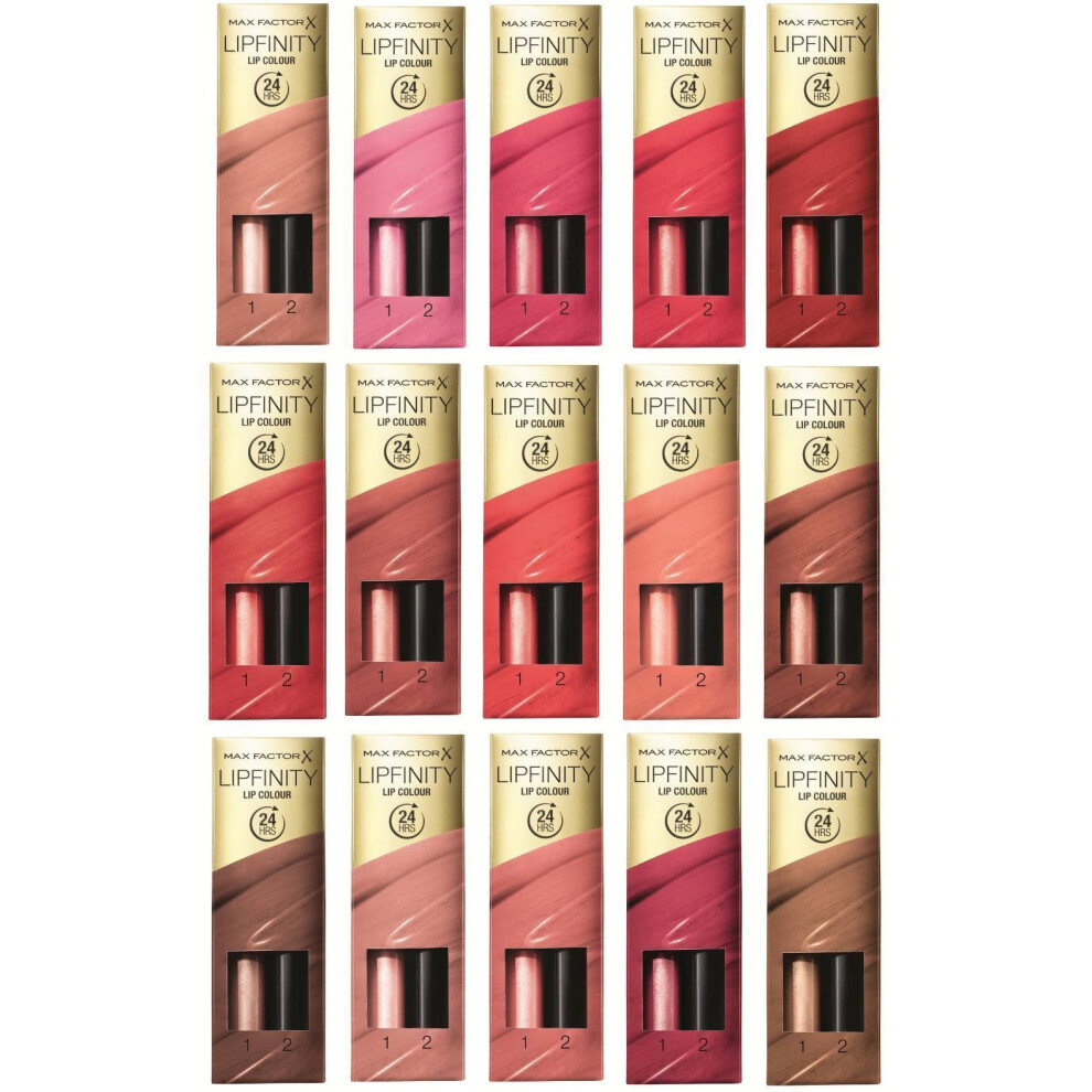 Max Factor Lipfinity Lipstick Two Step New In Box - Choose Your Shade