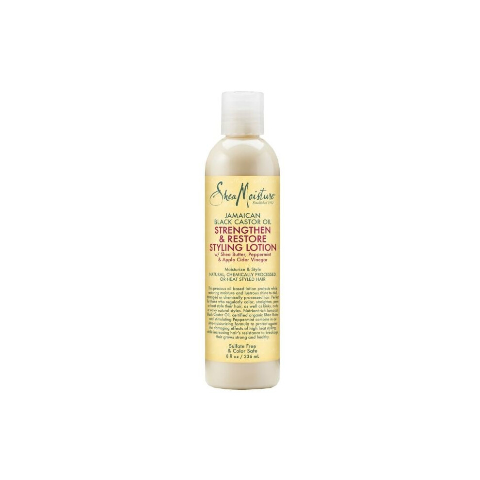 Shea Moisture Jamaican Castor Oil Strengthen Grow & Restore Styling Lotion 236Ml Black