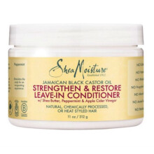 SheaMoisture, Jamaicka czarna oliwa kastorska, Wzmocnij i odnowuj kształtujący na ciepło, 11,5 fl oz (340 ml)