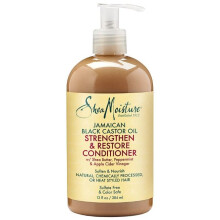 Shea Moisture Olio di ricino nero giamaicano Grow & Restore Conditioner 12 oz.