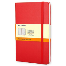 Moleskine Pocket Ruled Notebook Red