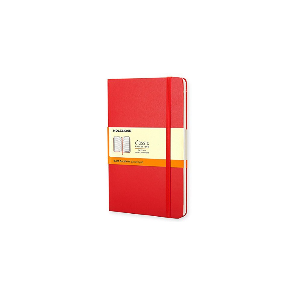 Moleskine Pocket Ruled Notebook Red