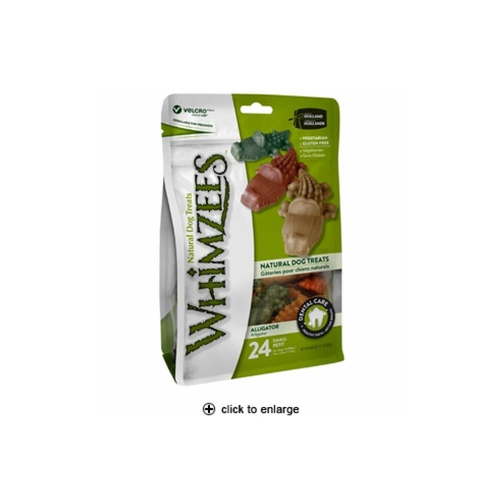 Photos - Dog Food Whimzees Paragon 154043 12.7 oz  Alligator Dental Dog Treats, Small 