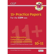 New 11+ CEM Practice Papers: Ages 10-11 - Pack 4 (with Parents' Guide & Online Edition)