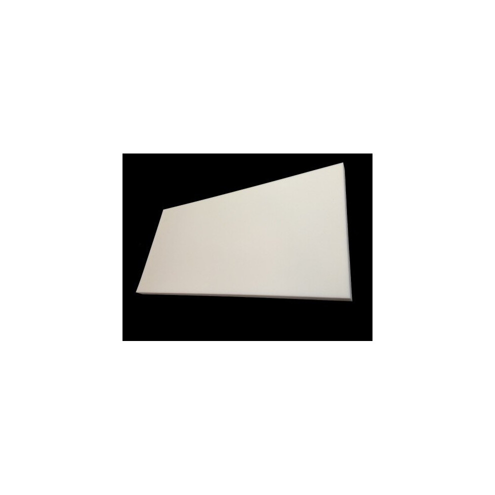 Advanced Acoustics Mel-Acoustic Slab 50Mm White Melamine Acoustic Foam Panel 600X1200 5060345302356
