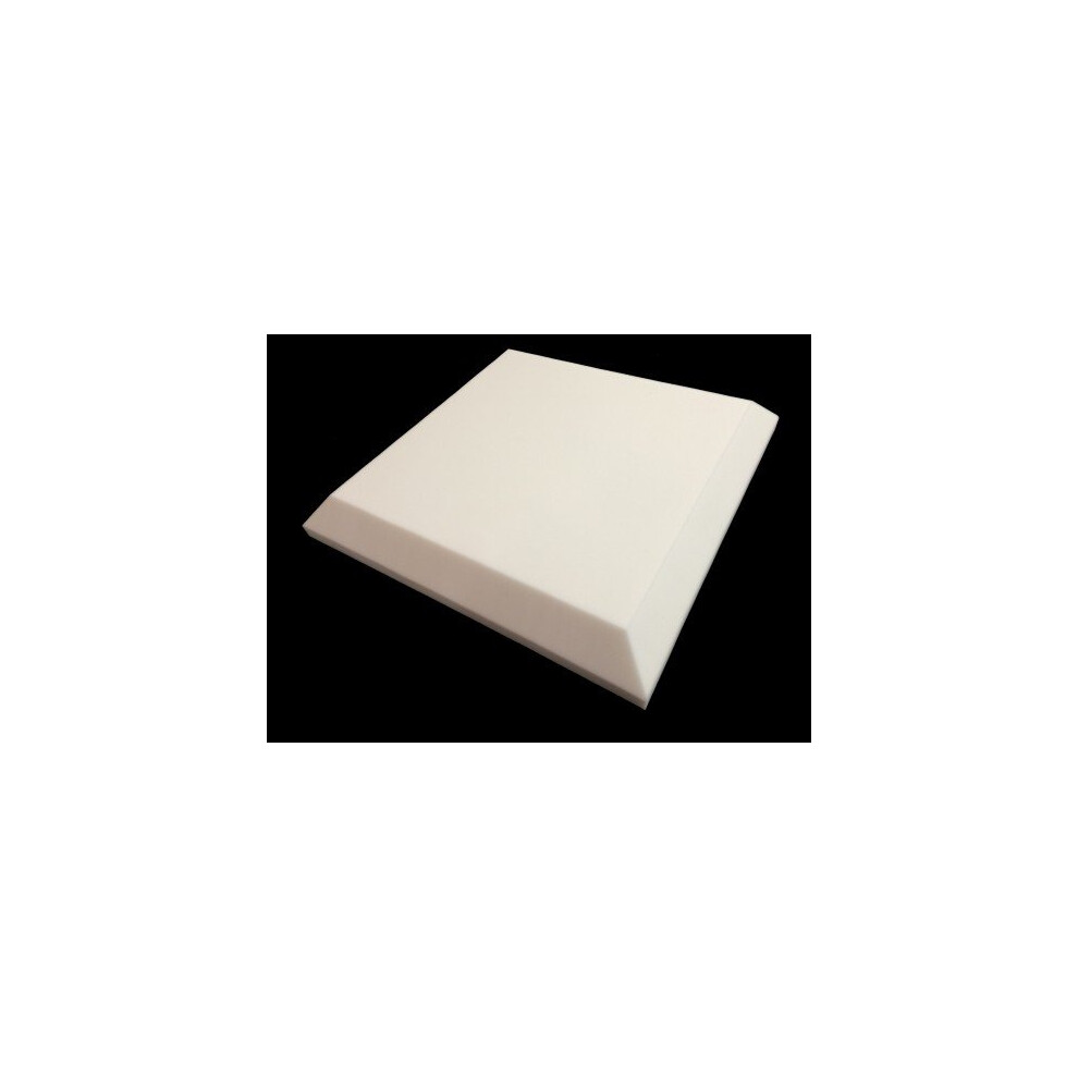 Advanced Acoustics Mel-Acoustic Tegular 75Mm White Melamine Acoustic Foam Panel 600X600 5060345302394