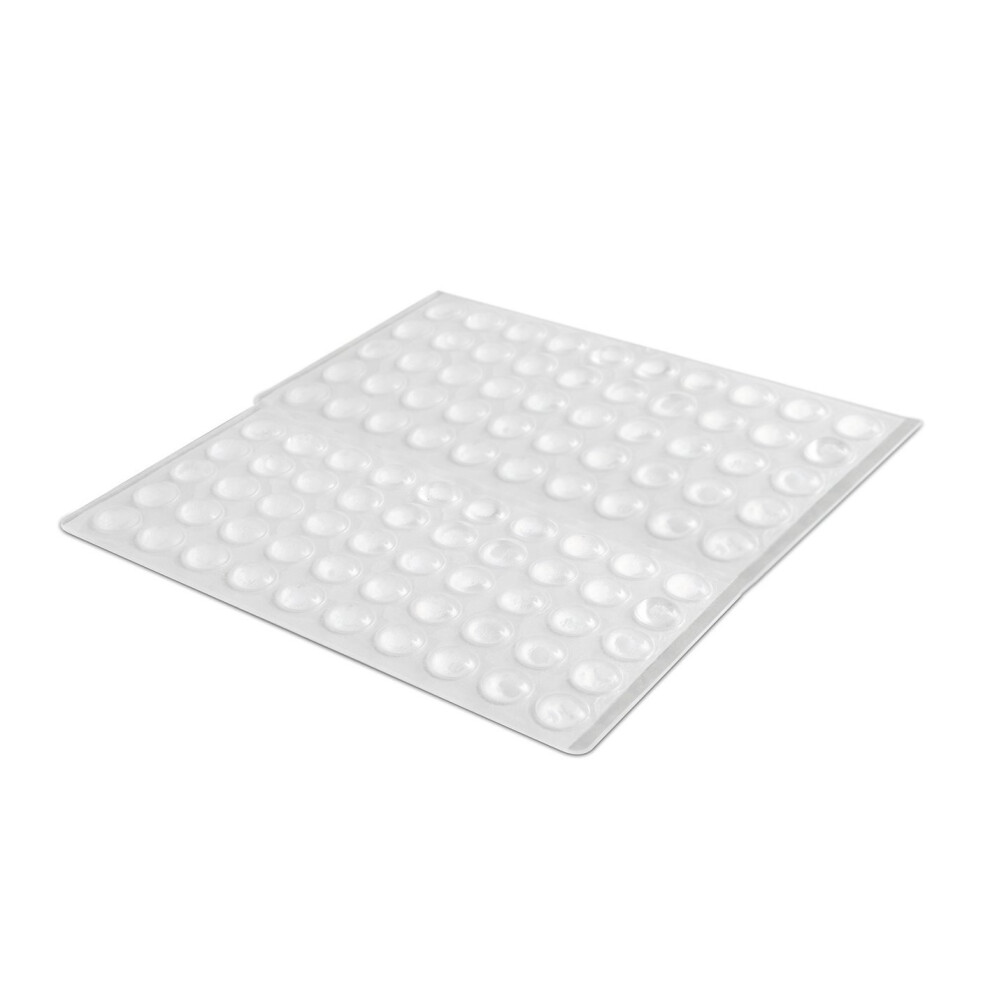 100 Clear Silicone Dots Rubber Feet Door Pad Bumper Damper Self Adhesive 7*1.5mm