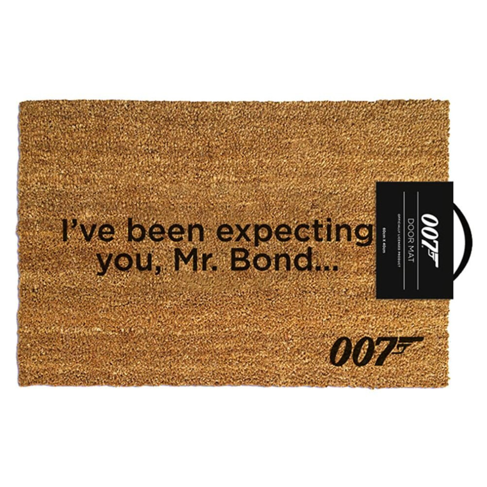 James Bond I've Been Expecting You Doormat