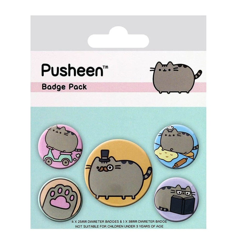 Pusheen Fancy Badge Pack