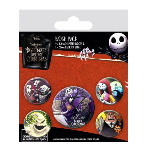 The Nightmare Before Christmas Badge Pack - Jigsaw Puzzle