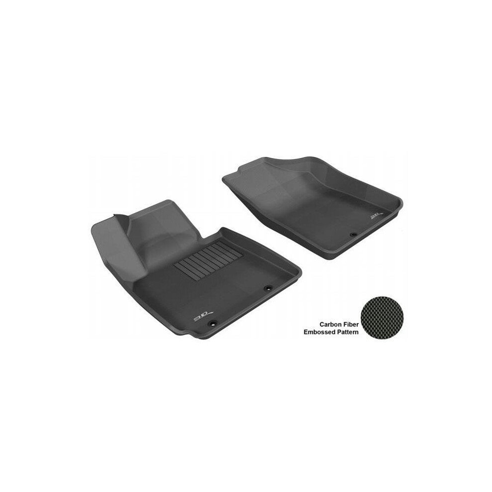 3D Maxpider L1hy02011509 Hyundai Veloster 2012-2013 Kagu R1 Floor Mat Black 842132060879