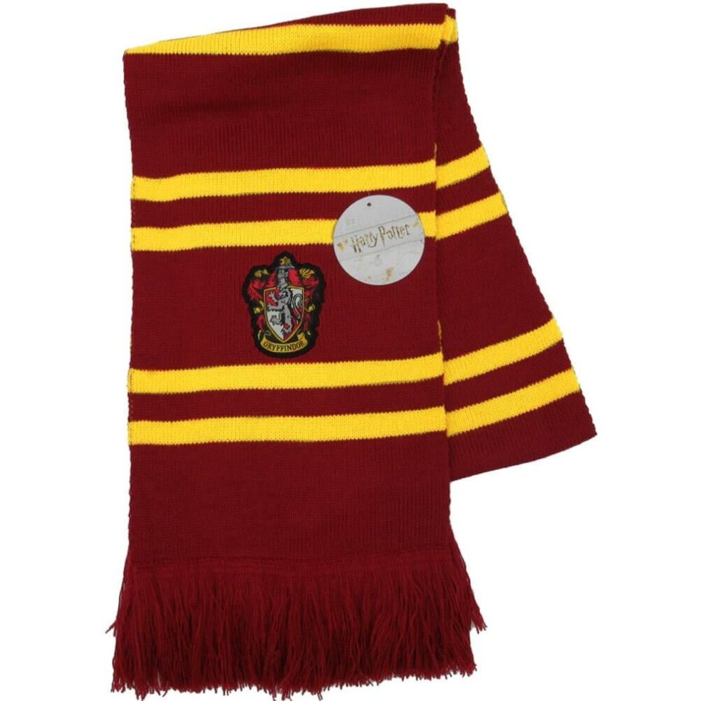 Harry Potter Hogwarts Gryffindor House Knitted Scarf