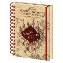 Harry Potter Marauders Karte Hardback Wiro A5 Notizbuch