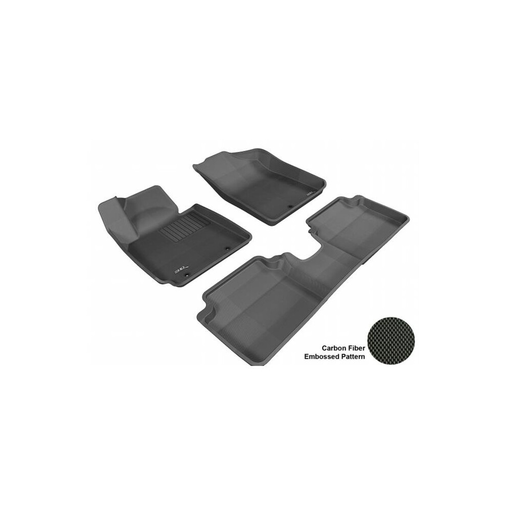 3D Maxpider L1hy02401509 Hyundai Veloster 2012-2013 Kagu R1 R2 (Us Only) Floor Mat Black 842132019372