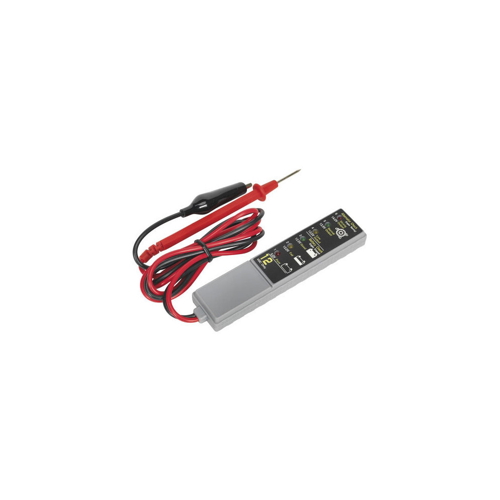 Sealey AK400 12V LED Battery/Alternator Tester with Crocodile Clips