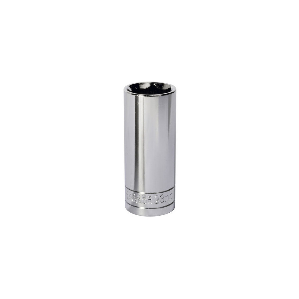 Sealey Siegen S0678 23mm 1/2"Sq Drive Deep WallDrive Socket