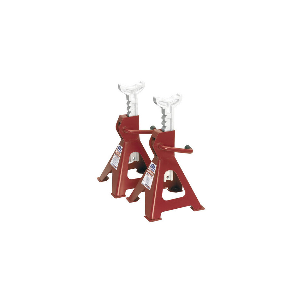 Sealey Vs2002 Ratchet Type Axle Stands 2Tonne Capacity Per Stand