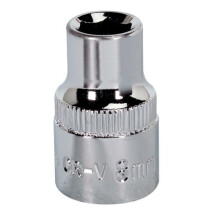 Sealey SP3808 8mm 3/8"Sq Drive Fully Polished WallDrive Socket