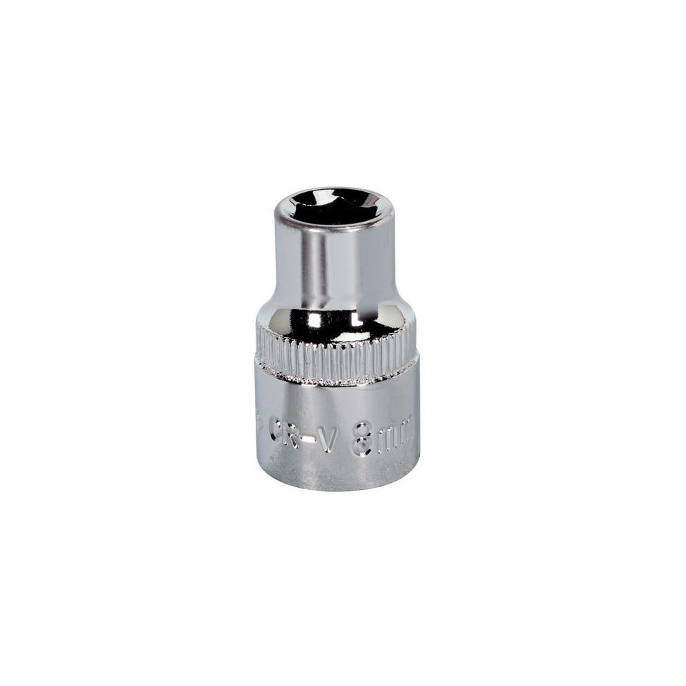 Sealey Sp3808 8Mm 3/8"Sq Drive Fully Polished Walldrive Socket