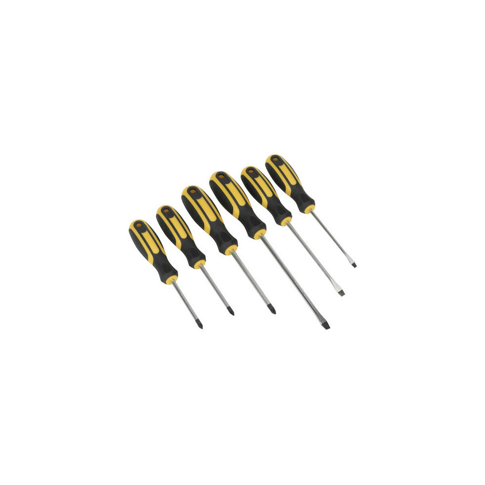 Sealey Siegen S0615 6Pc Soft Grip Screwdriver Set
